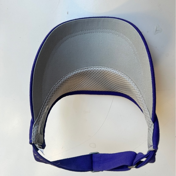 TCU Horned Frogs Nike Just Do-It Sun Visor Purple school logo one size fits most - Picture 9 of 11